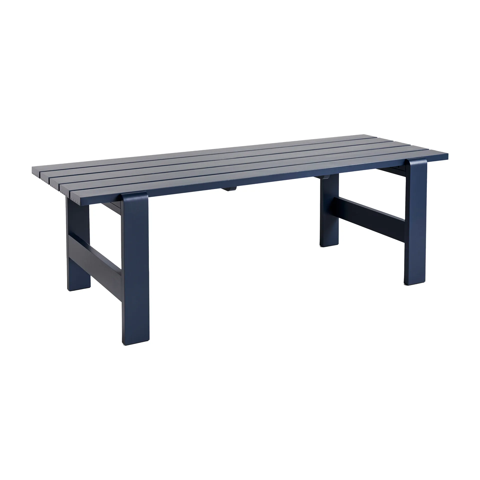 Weekday tafel 230x83 cm gelakt sparrenhout, Steel blue HAY