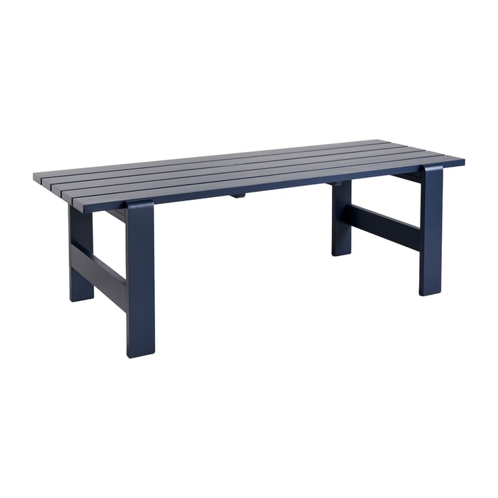 Weekday tafel 230x83 cm gelakt sparrenhout - Steel blue - HAY
