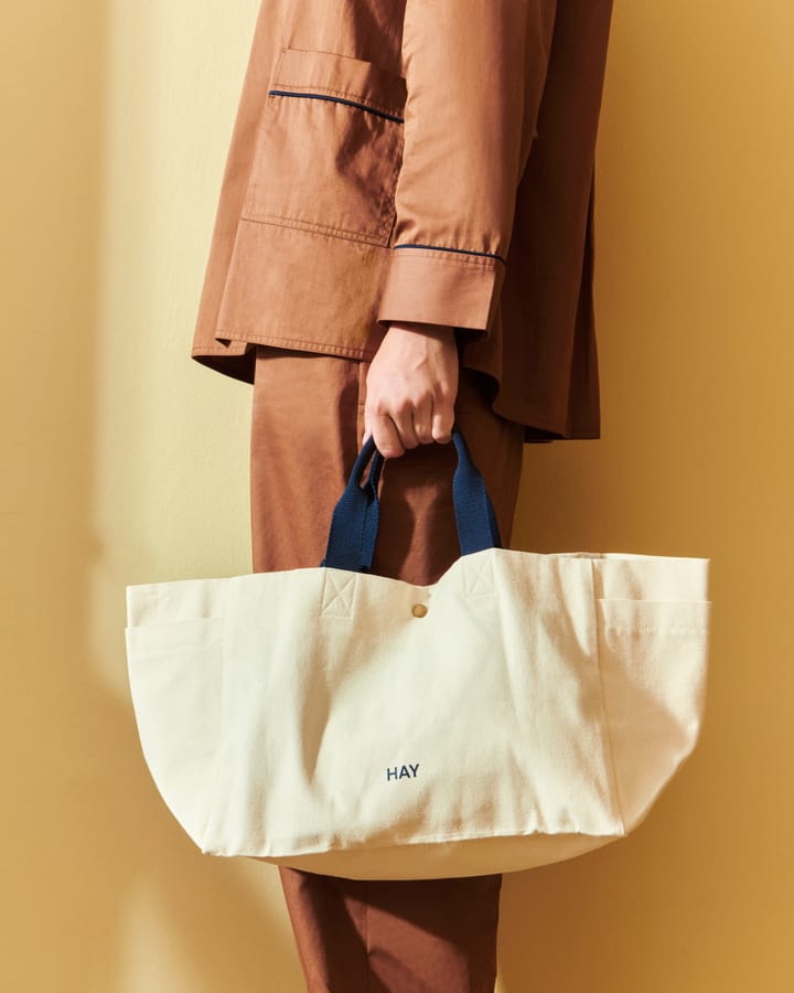Weekend Bag No 2 tas S 26x56 cm, Natural HAY