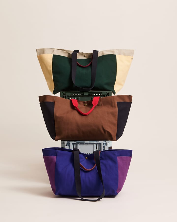 Weekend Bag Organic tas M, Electric blue multi HAY