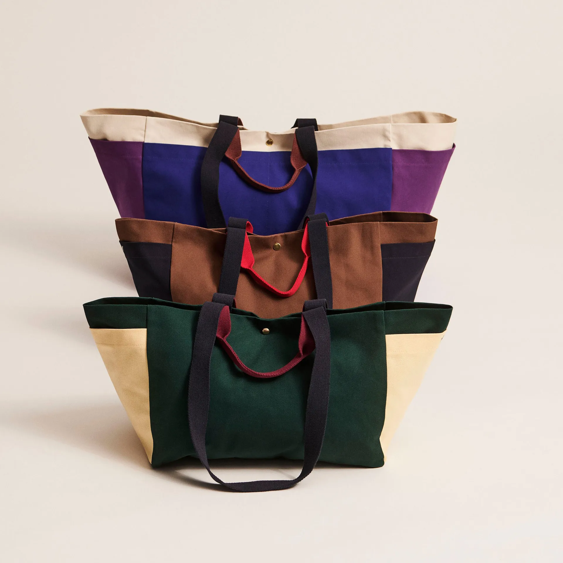 Weekend Bag Organic tas S, Dark green multi HAY