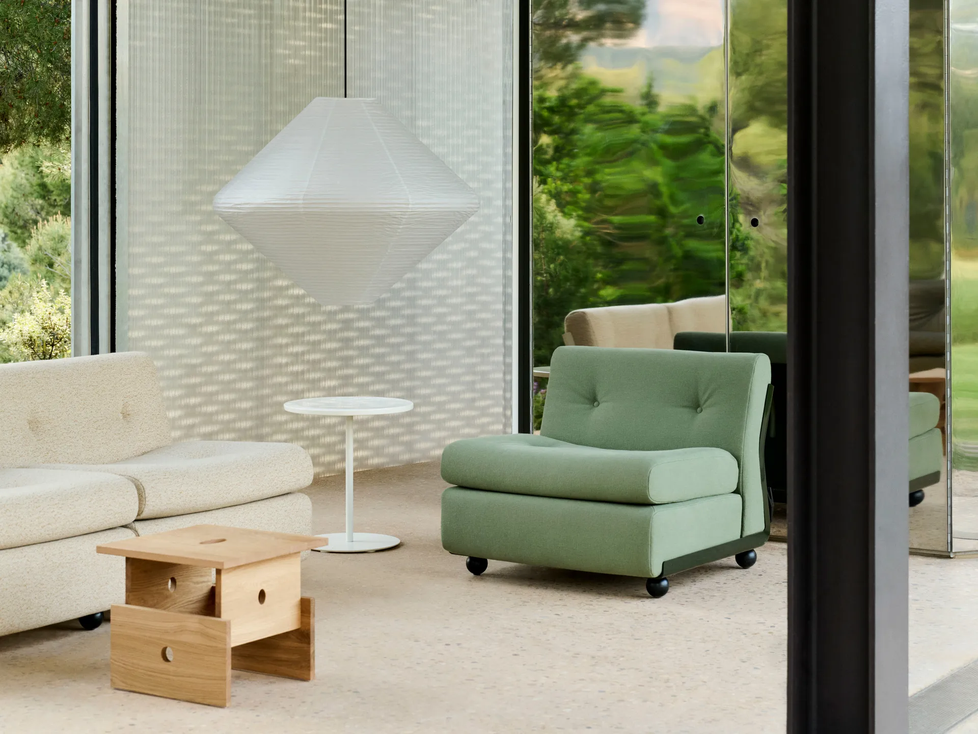 Wood Box salontafel, Geoliede eik HAY