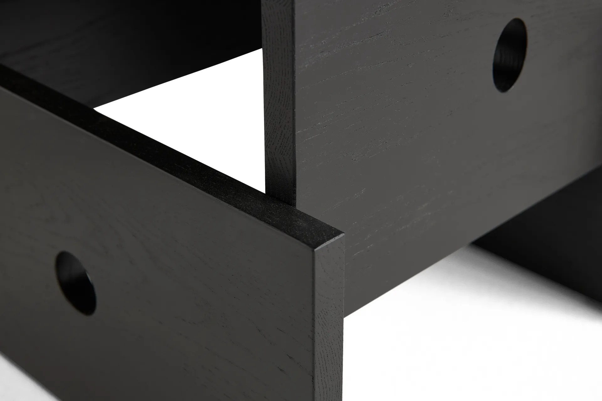 Wood Box salontafel, Zwartgelakte eik HAY