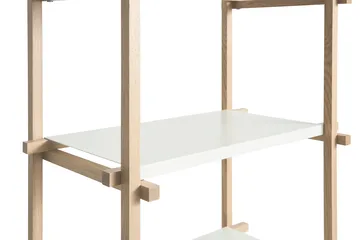 Woody Column plank - Eiken-almond white, hoog - HAY