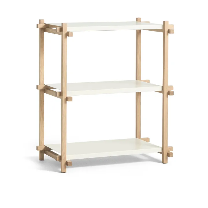 Woody Column plank - Eiken-almond white, laag - HAY
