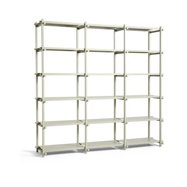 Woody plank - Beuken-smokey grey, hoog - HAY