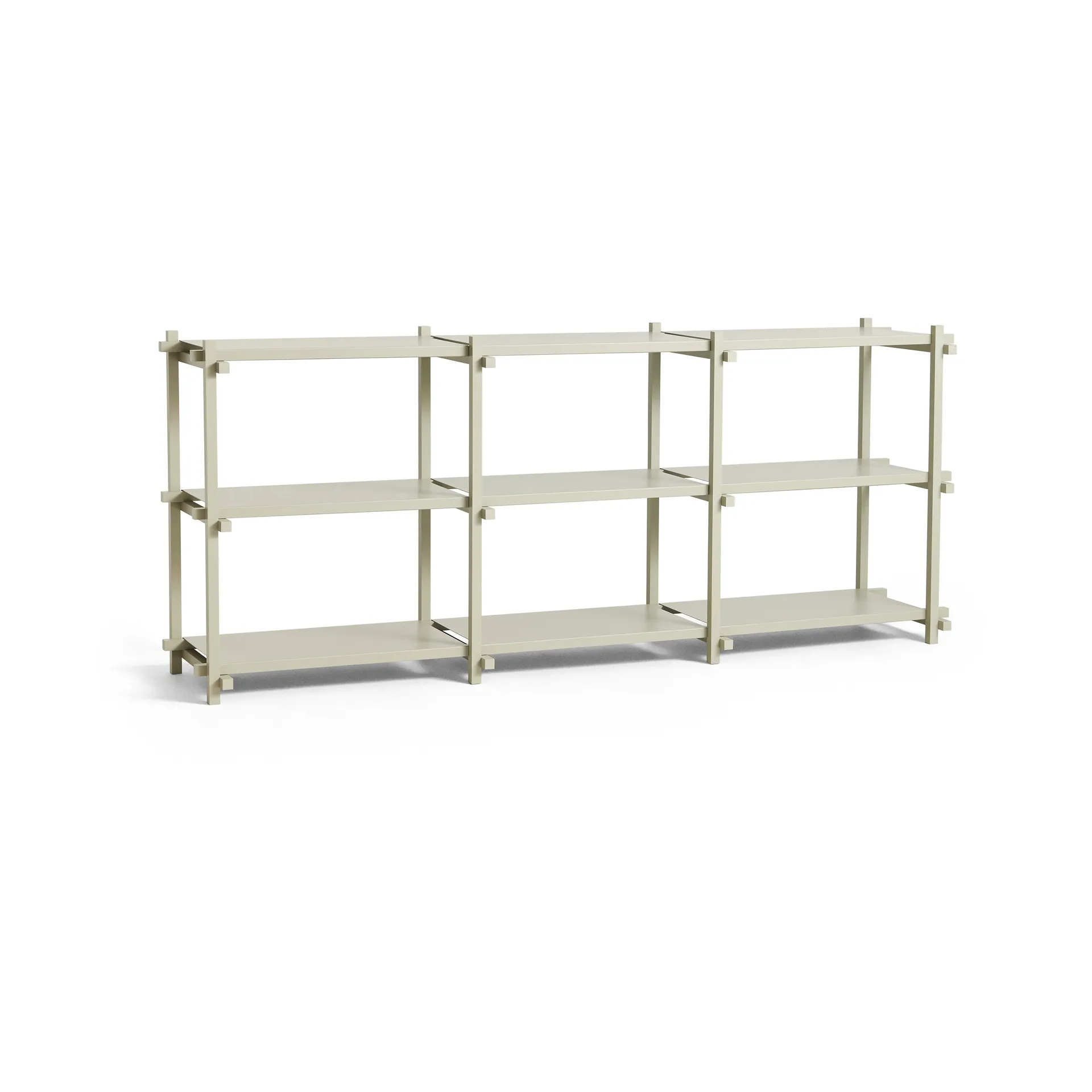 HAY Woody plank Beuken-y grey, laag | Scandinavisch Interieur | Planken & planksystemen | Grijs