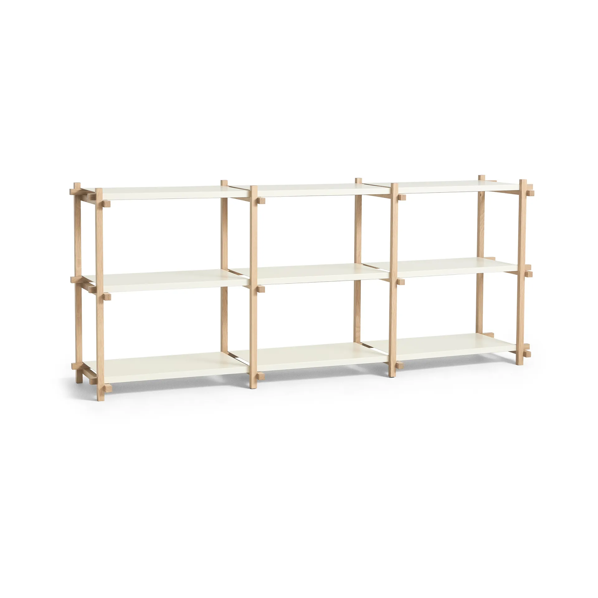 Woody plank, Eiken-almond white, laag HAY