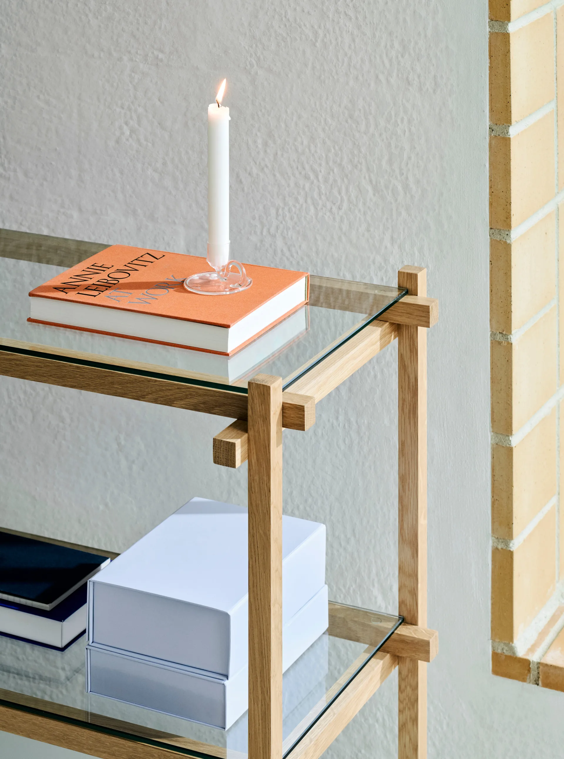 Woody plank, Eiken-helder glas, laag HAY