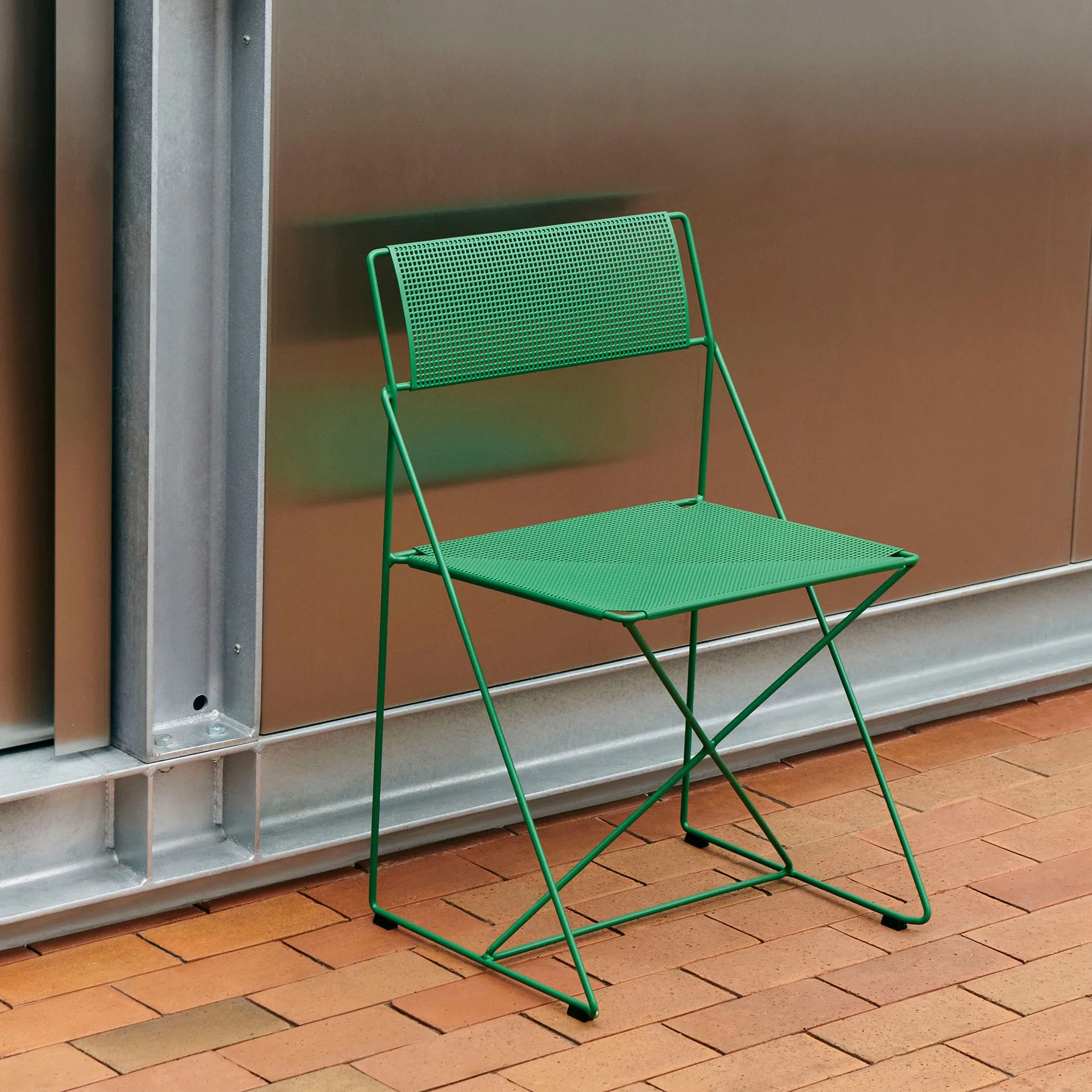 X-Line Indoor Outdoor stoel, Leek green HAY