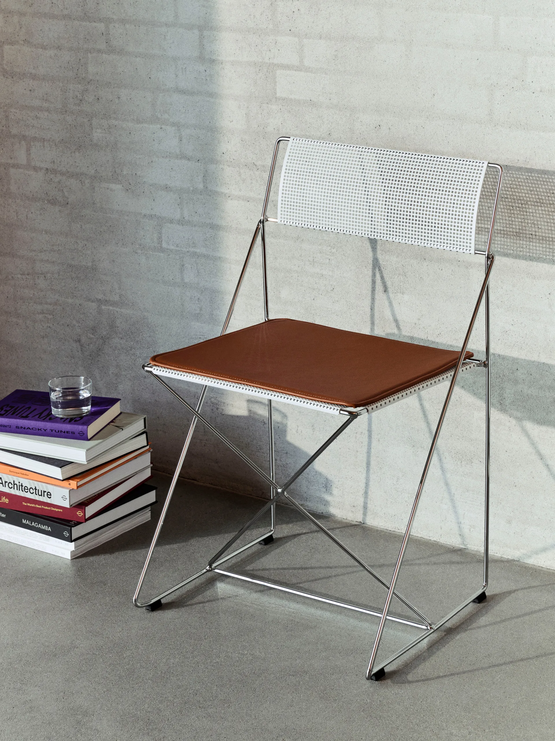 X-Line Indoor stoelkussen, Cognac leather HAY