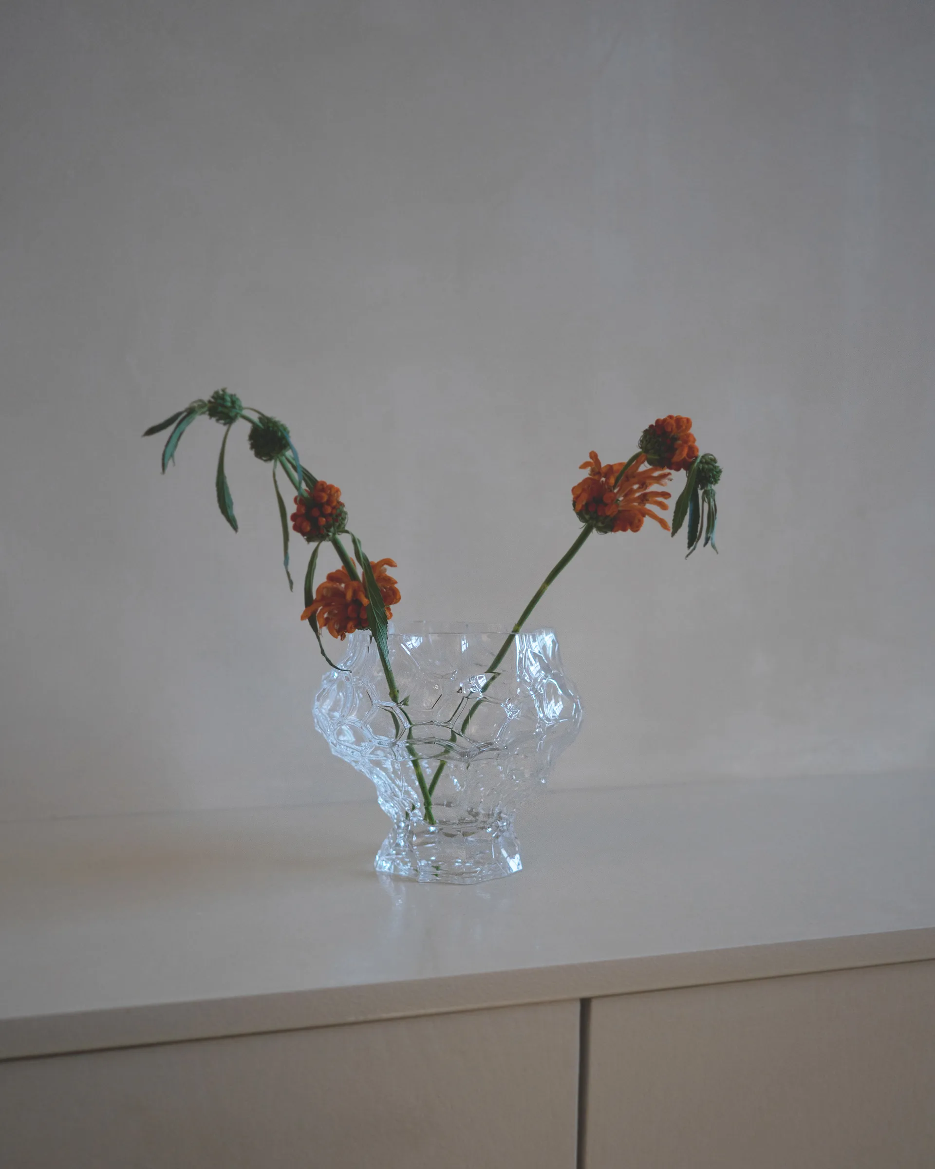 Canyon medium vaas 18 cm, Clear Hein Studio