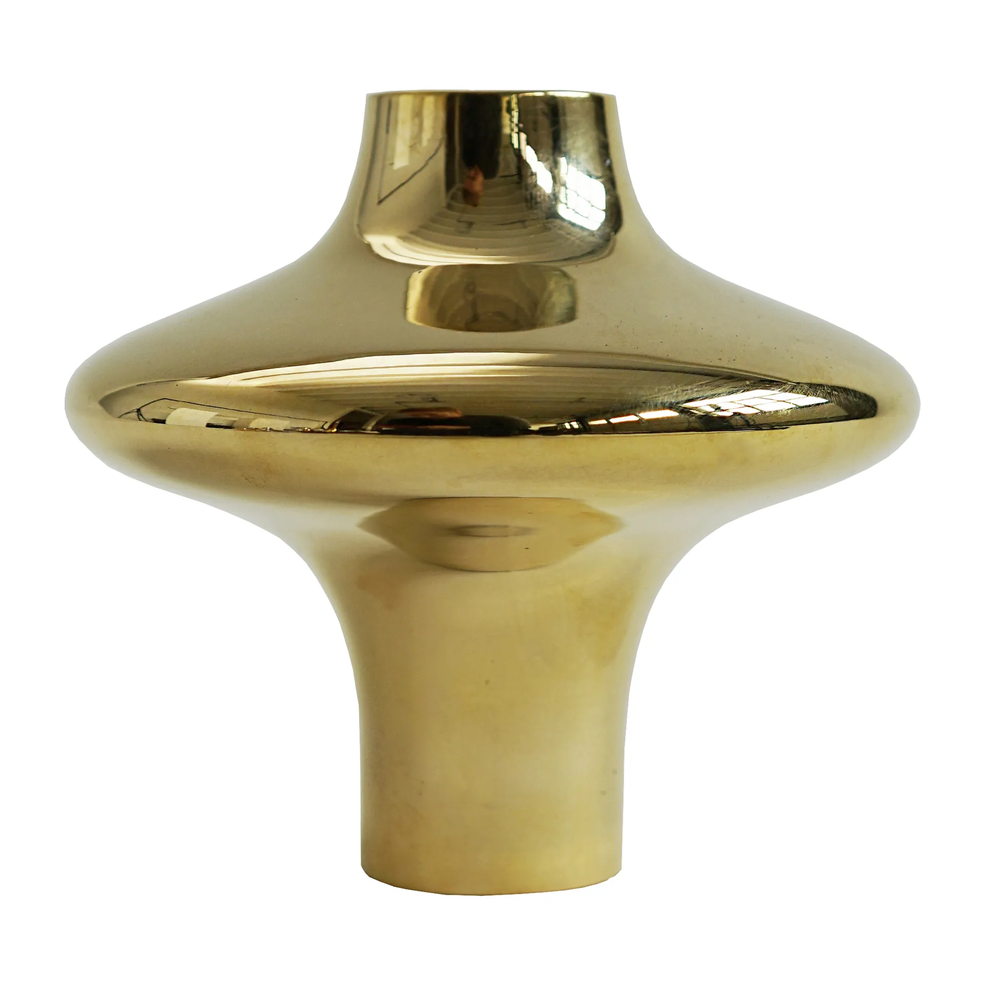 Doublet no. 02 grote waxinelichtjeshouder, Brass Hein Studio