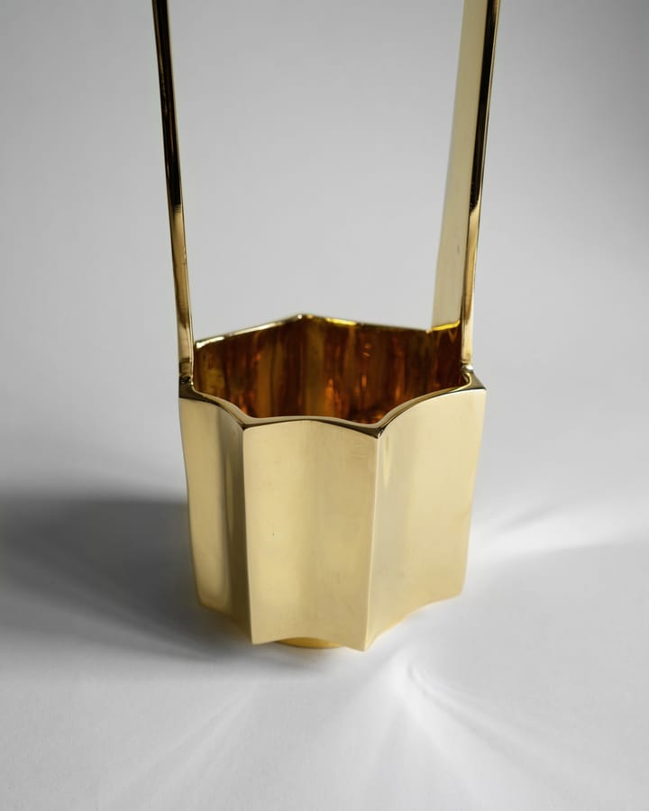 Ikebana vaas 30 cm, Messing Hein Studio