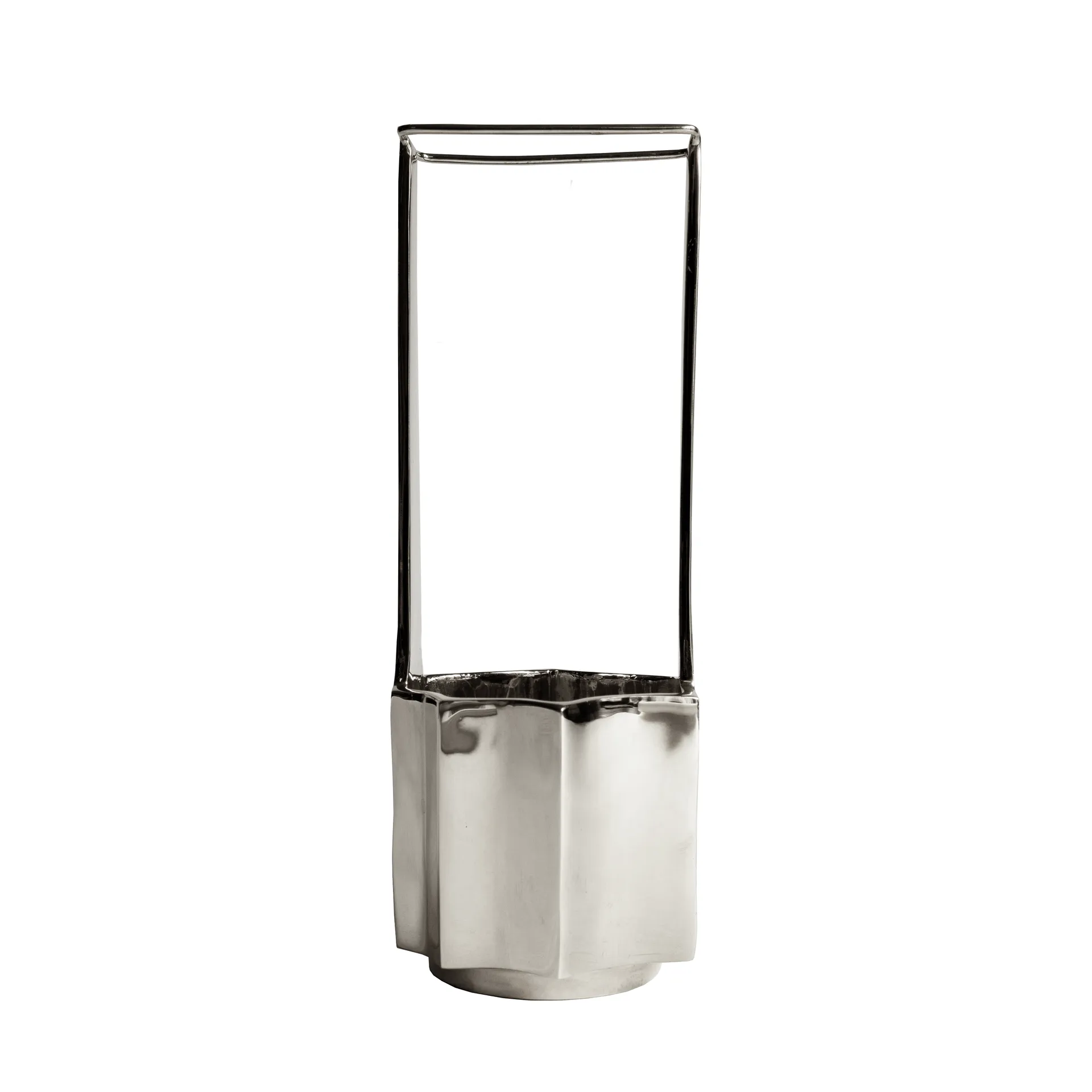 Ikebana vaas 30 cm, Nikkel Hein Studio