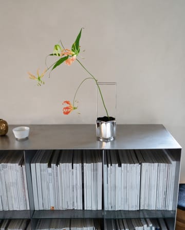 Ikebana vaas 30 cm - Nikkel - Hein Studio