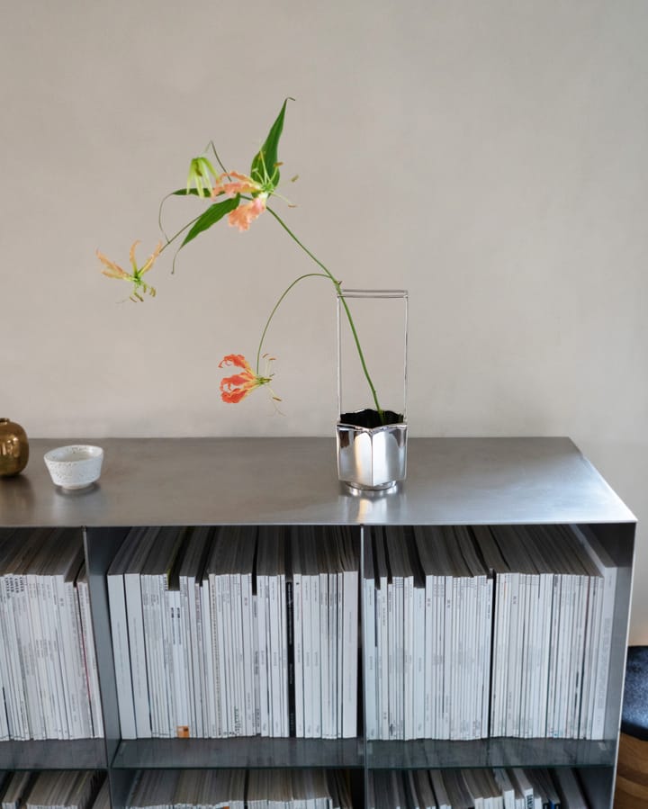 Ikebana vaas 30 cm, Nikkel Hein Studio