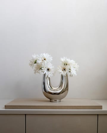 Kazumi vaas - Nikkel - Hein Studio