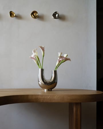 Kazumi vaas - Nikkel - Hein Studio