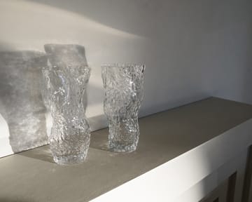 Ostrea Rock vaas glas 30 cm - Clear - Hein Studio