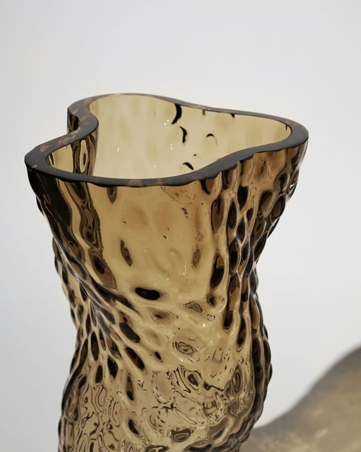Ostrea Rock vaas glas 30 cm, Smoke Hein Studio