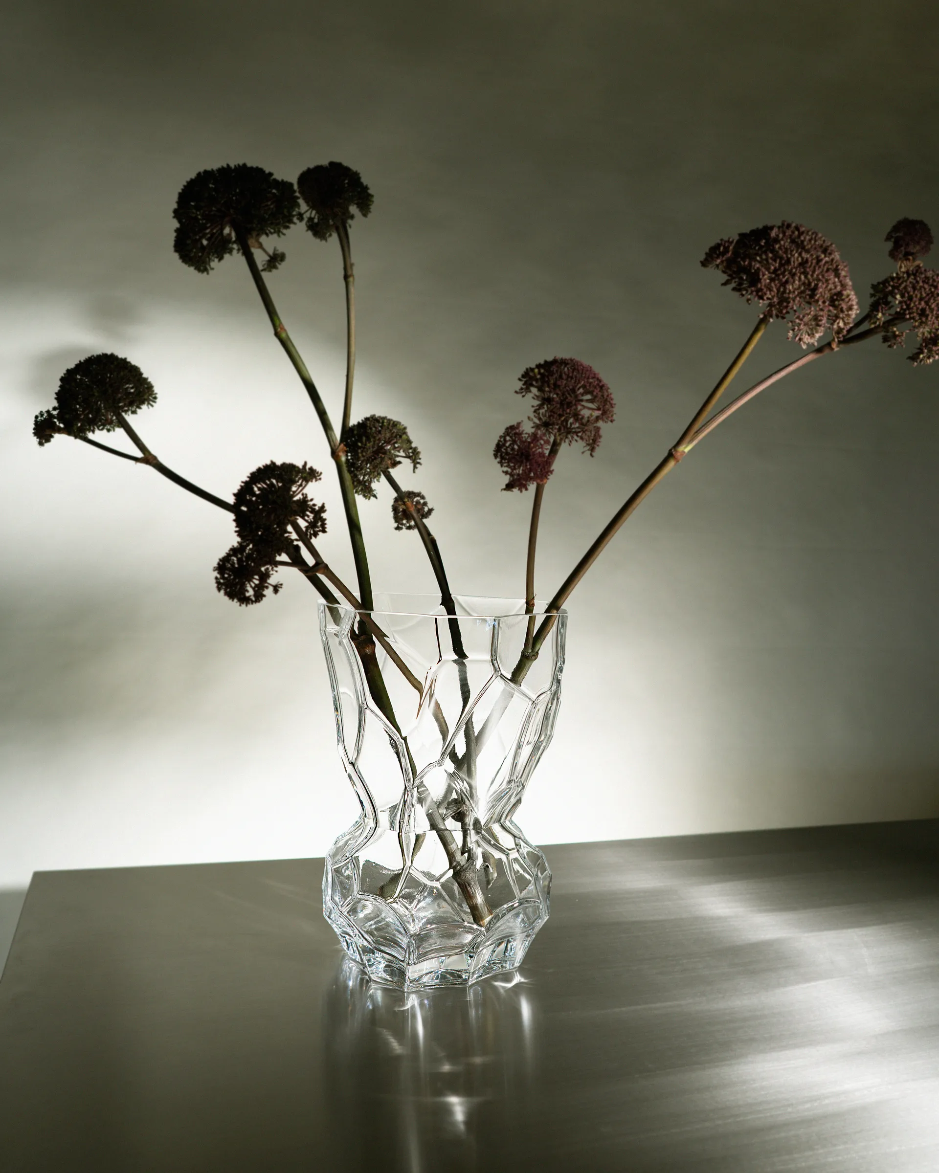 Reflection vaas 24x30 cm, Clear Hein Studio