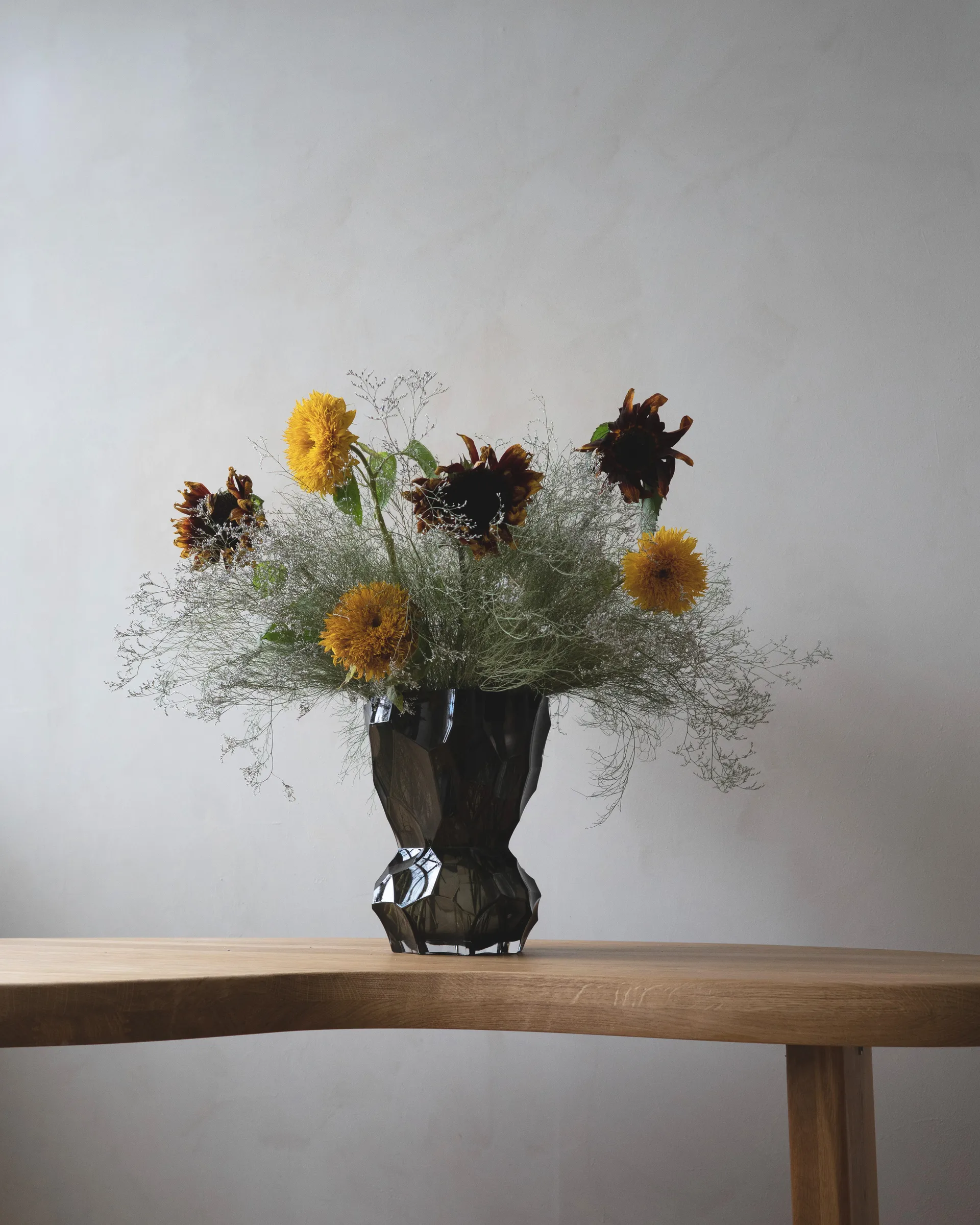 Reflection vaas 24x30 cm, New smoke Hein Studio