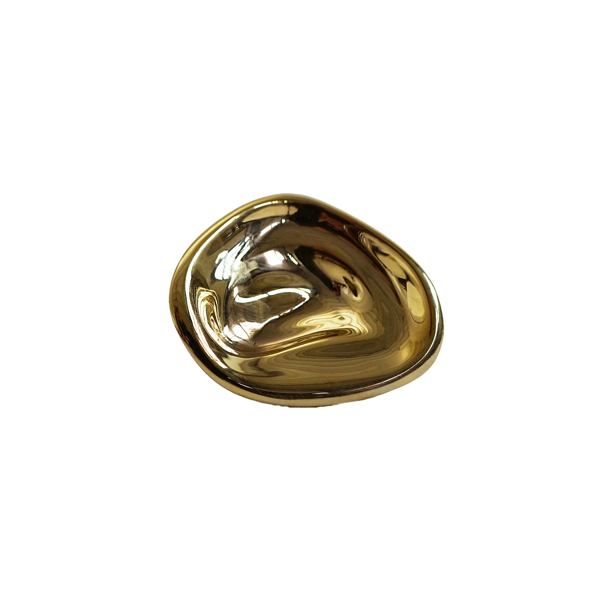 Ripple no. 01 kleine knop, Brass Hein Studio