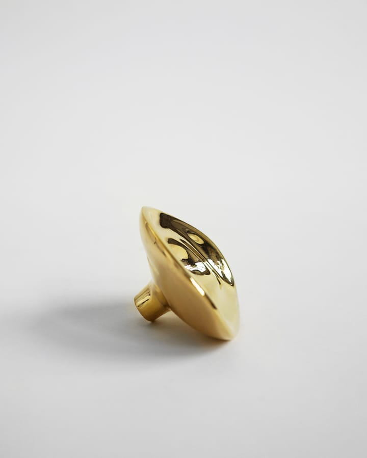 Ripple no. 01 kleine knop, Brass Hein Studio