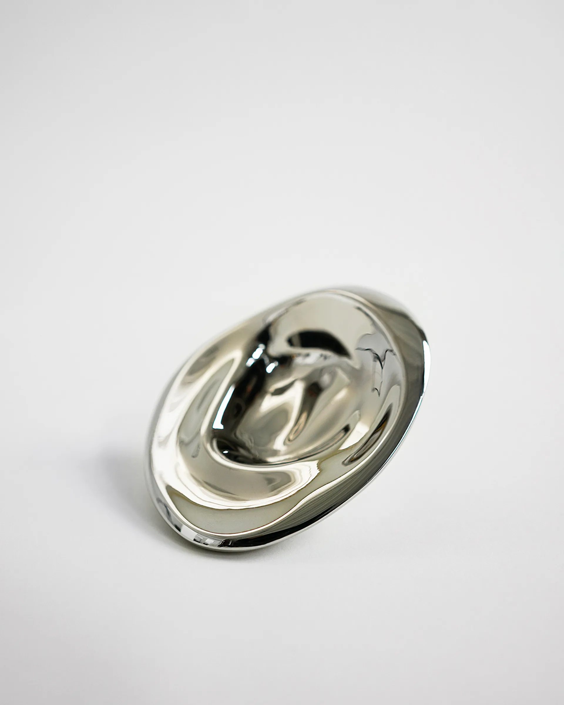 Ripple no. 02 grote knop, Chrome Hein Studio