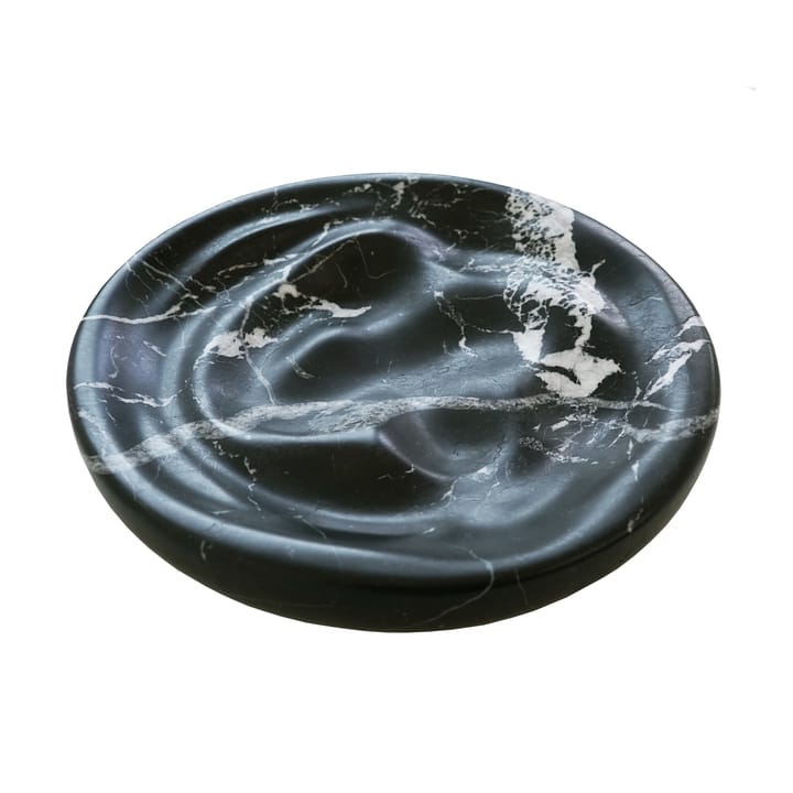 Ripple schaal Ø30 cm - Black marble - Hein Studio