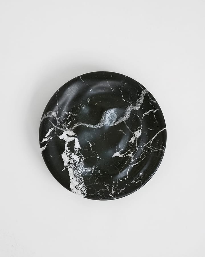 Ripple schaal Ø30 cm, Black marble Hein Studio