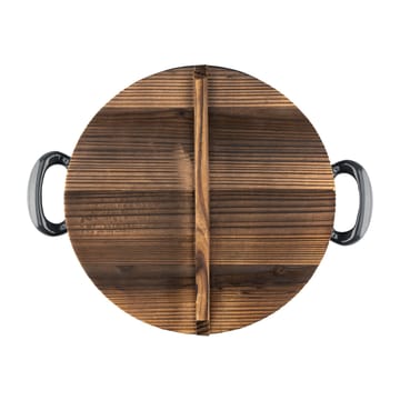 Gietijzeren koekenpan met houten deksel - Ø30 cm - Heirol