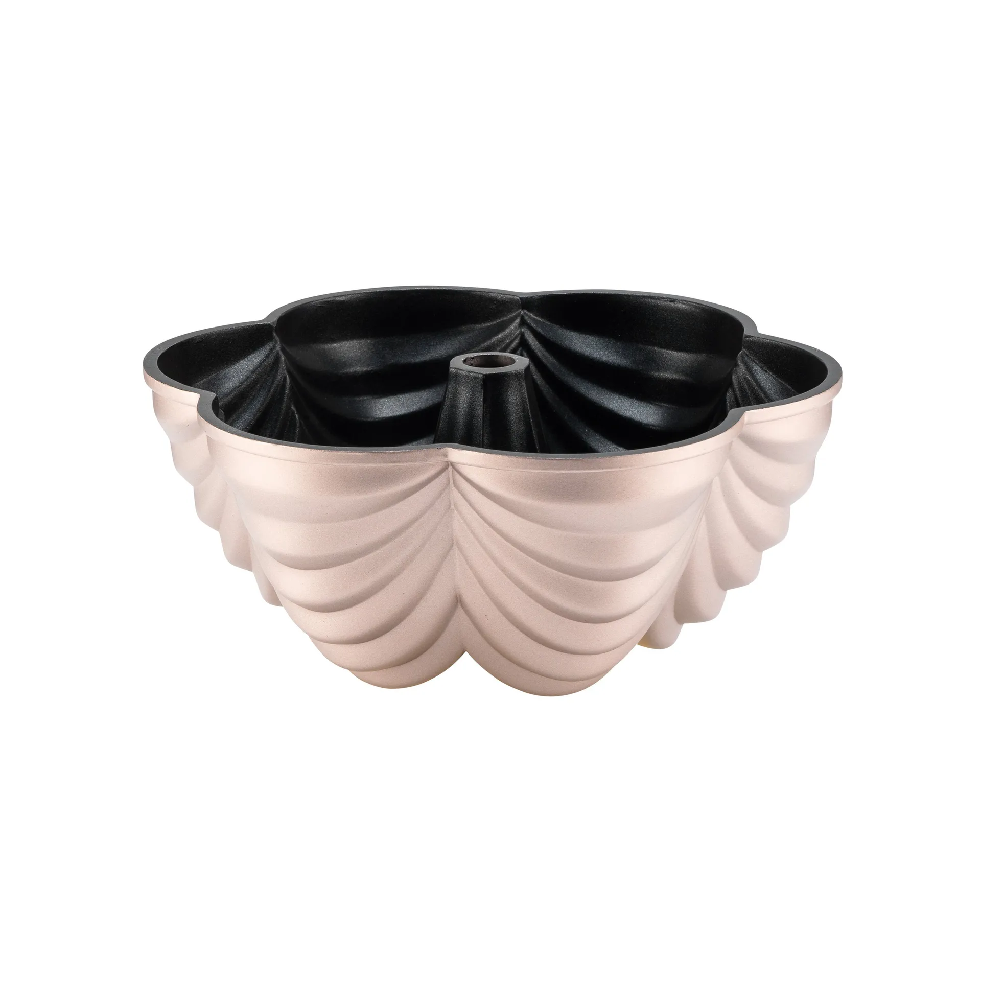 Heirol bakvorm in gegoten aluminium, Roségoud Heirol