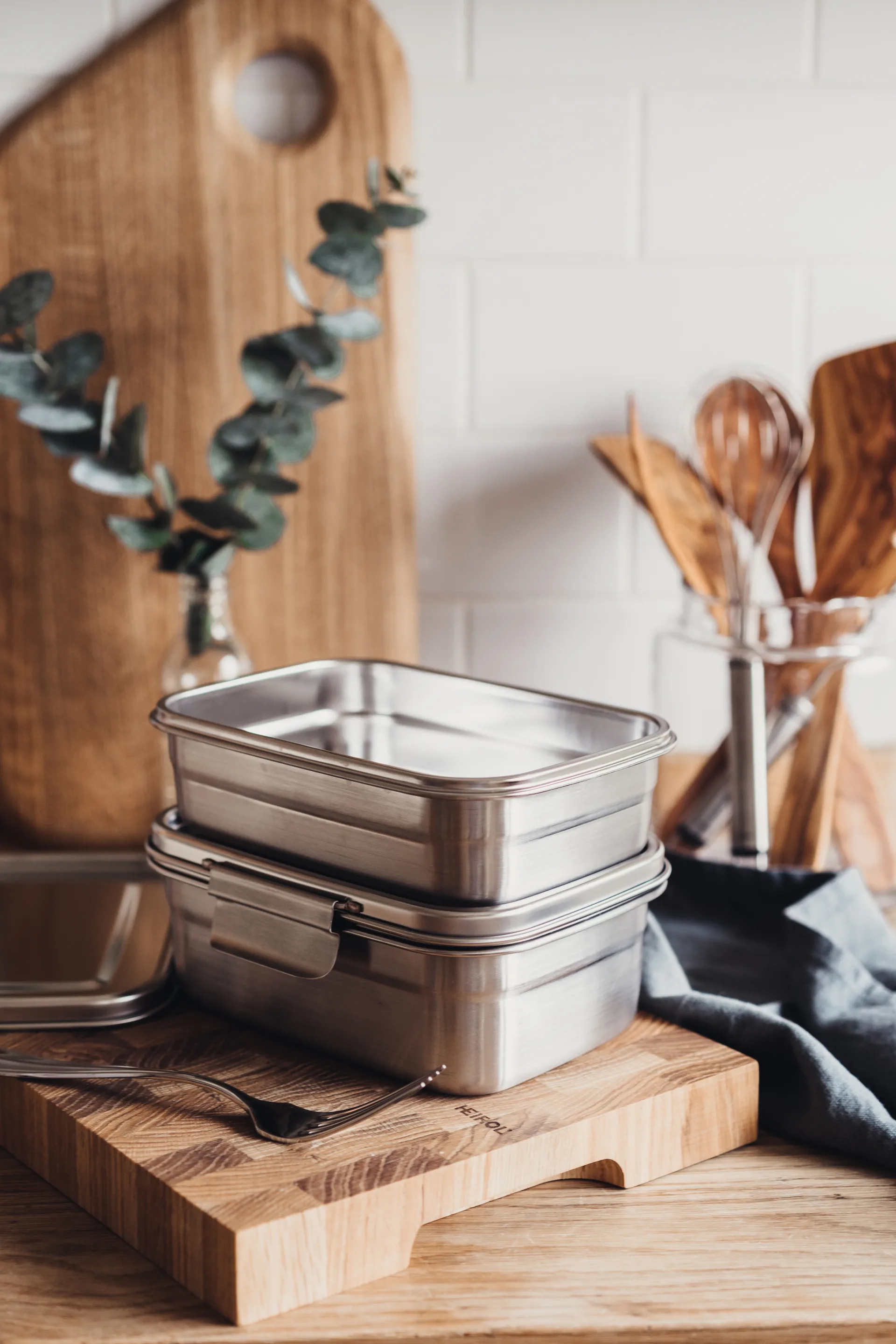 Heirol lunchtrommel roestvrij staal, 1,56 l Heirol