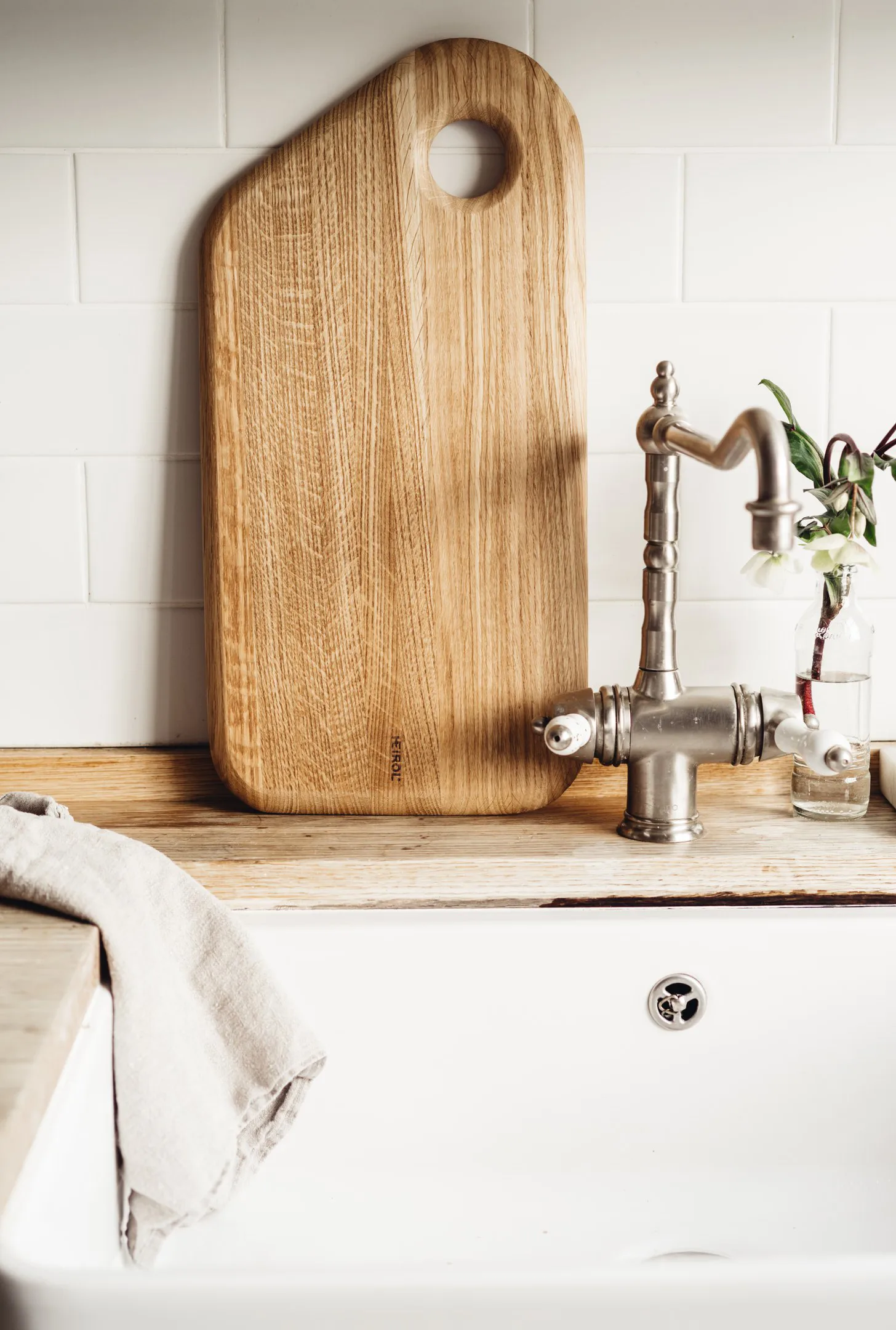 Heirol serveerplank, Eikenhout Heirol