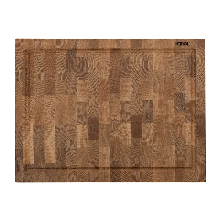 Heirol snijplank eikenhout met geul - 30x40 cm - Heirol