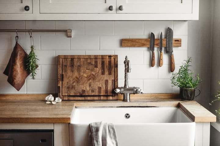Heirol snijplank eikenhout met geul, 30x40 cm Heirol