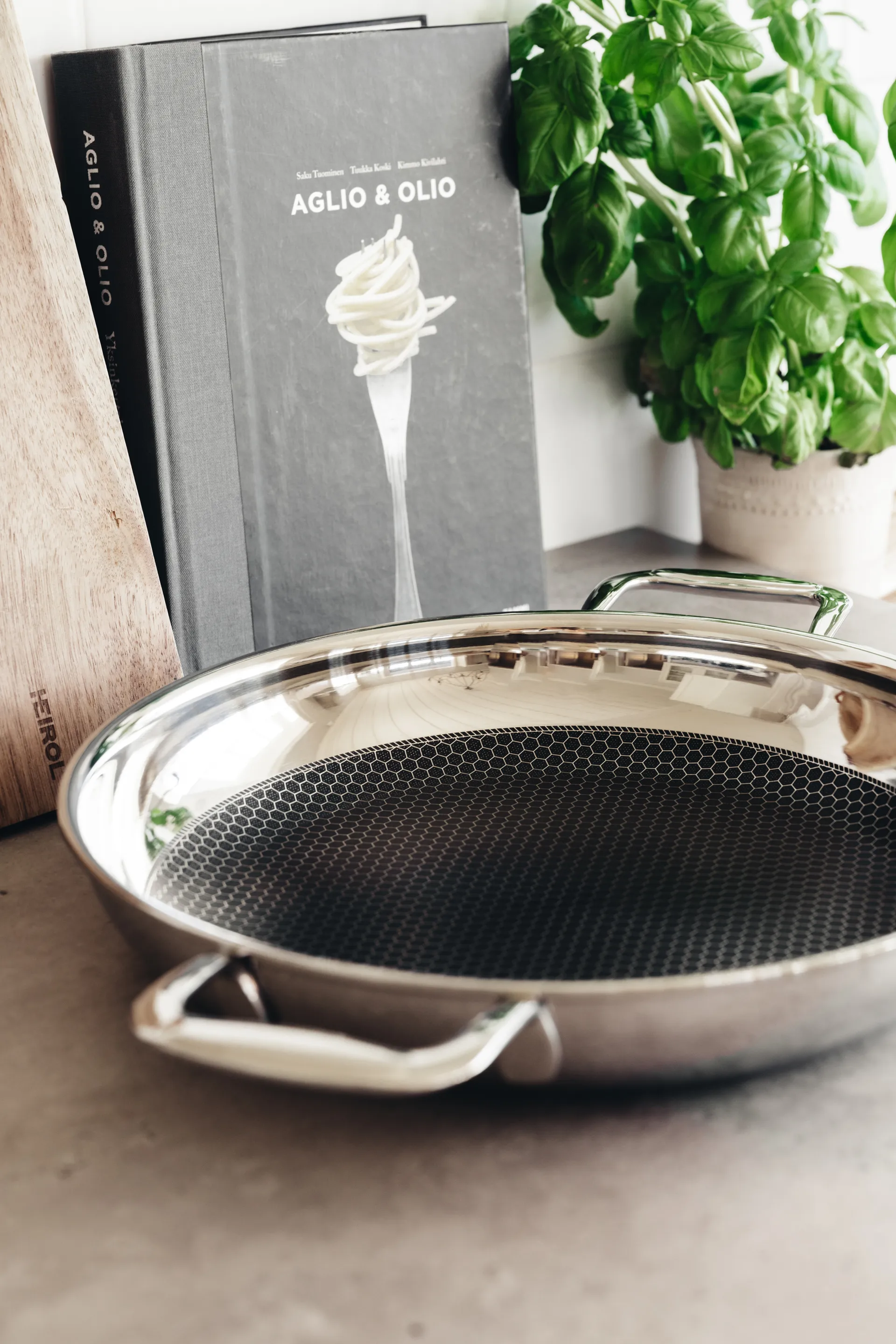 Heirol Steelsafe koekenpan met twee handvatten, Ø28 cm Heirol