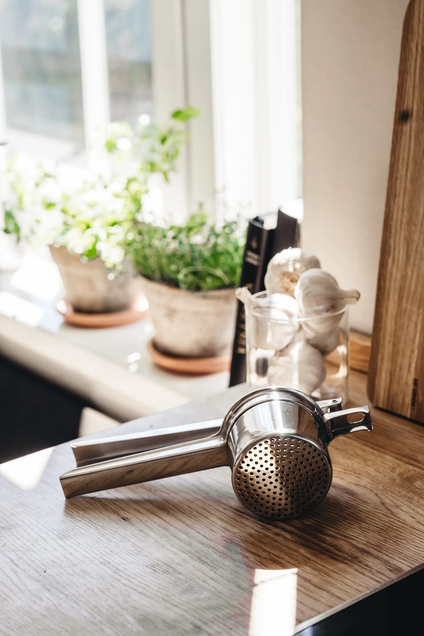 Heirol Steely aardappelstamper, Roestvrij staal Heirol