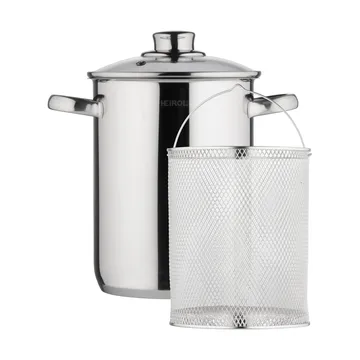Heirol Steely aspergepan met inzet. - 4 liter - Heirol