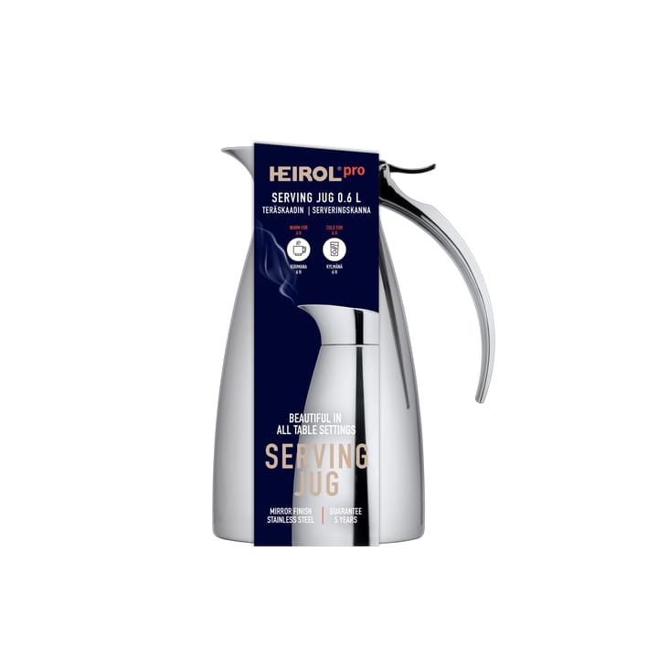 Heirol thermoskan 0,6 l, Roestvrij staal Heirol