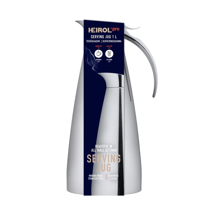 Heirol thermoskan 1,0 l, Roestvrij staal Heirol