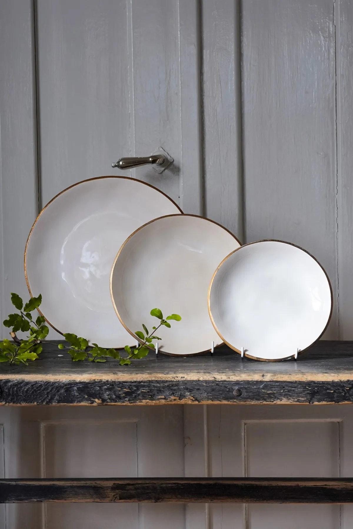 Heirol x Nosse Edge bord Ø23 cm, Wit Heirol