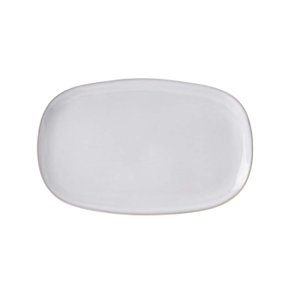 Heirol x Nosse Svelte bord ovaal 25 cm Stone | Scandinavisch Interieur | Dinerborden | Grijs