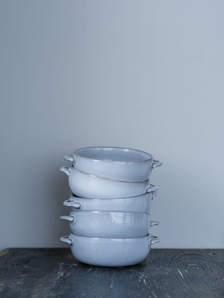 Heirol x Nosse Svelte kom met handvat Ø12 cm, Steen Heirol