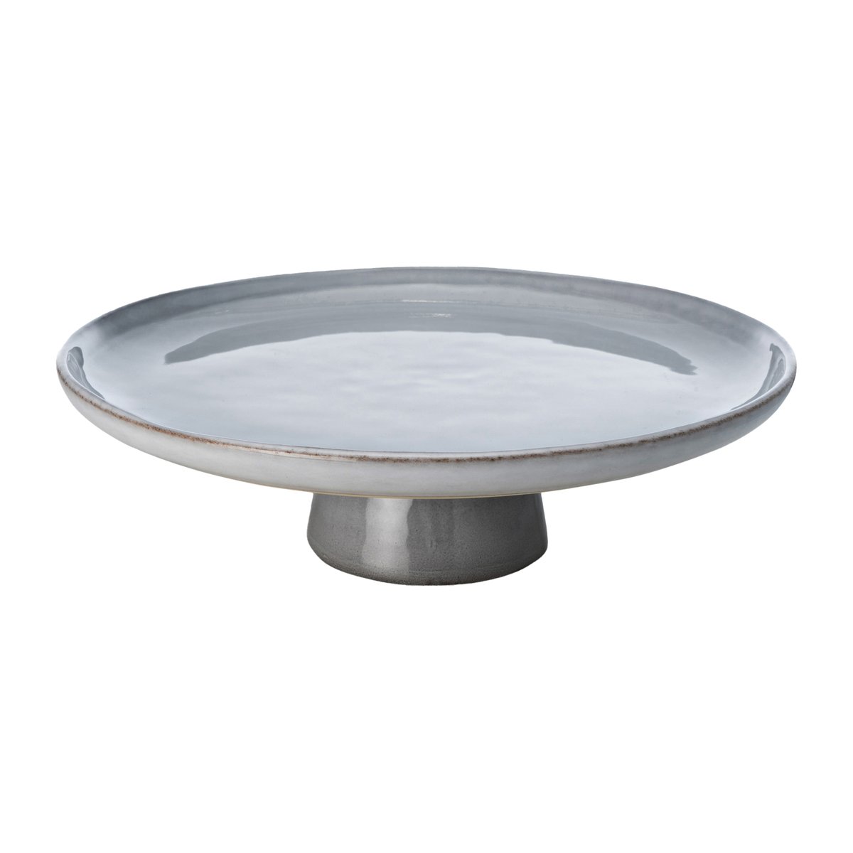 Heirol x Nosse Svelte taartschotel o28 cm Stone | Scandinavisch Interieur | Taartstandaards | Grijs