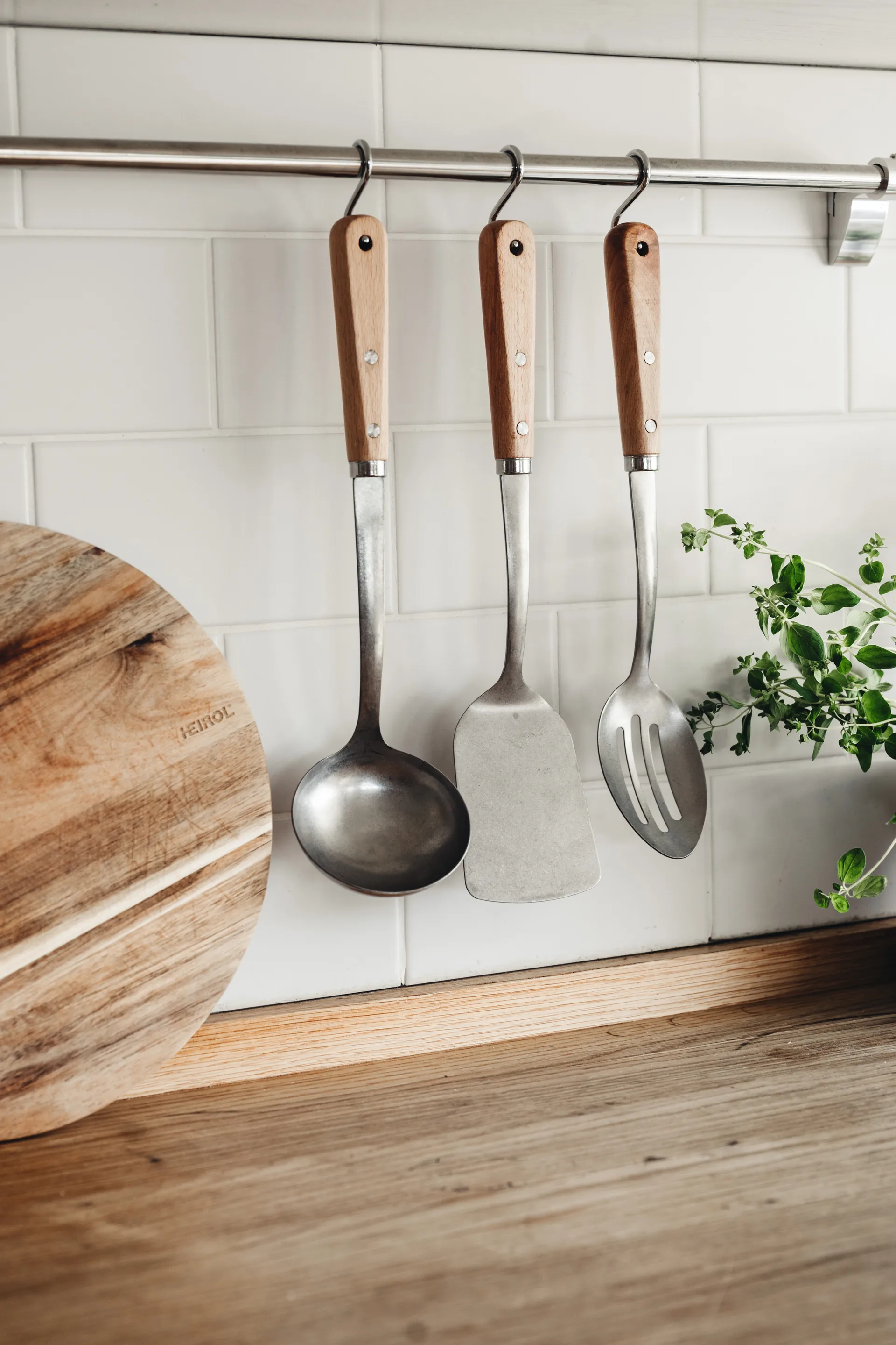 Roestvrije bakspatel 36 cm, Beuken Heirol