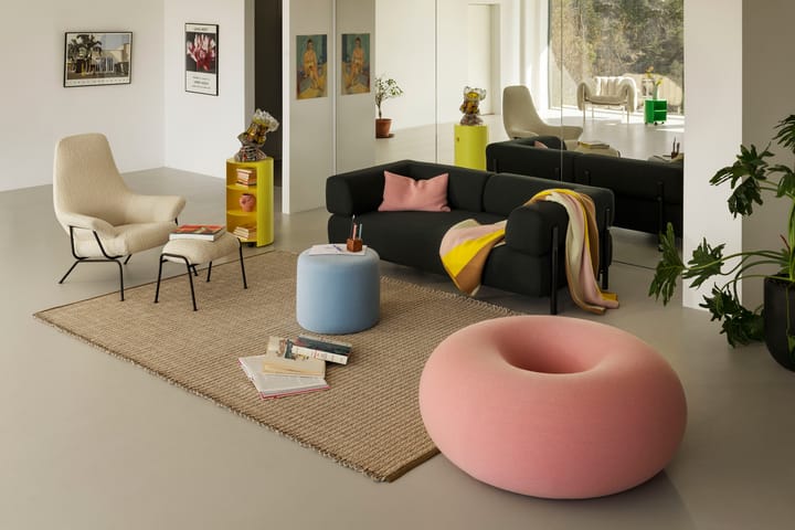 Boa poef Ø114 cm, Cotton candy Hem