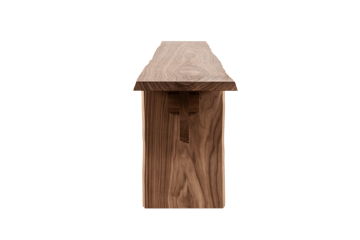 Bookmatch bank 210 cm - Walnoot - Hem